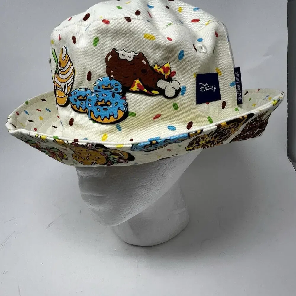 Disney Parks Eats Food Icons Churro Reversible Spirit Jersey Bucket Hat - NEW! - Picture 4 of 6